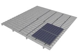 Estructura paneles solares para todo tipo de de cubiertas, tejados, y superficies. INTEGRADO CS-Direct